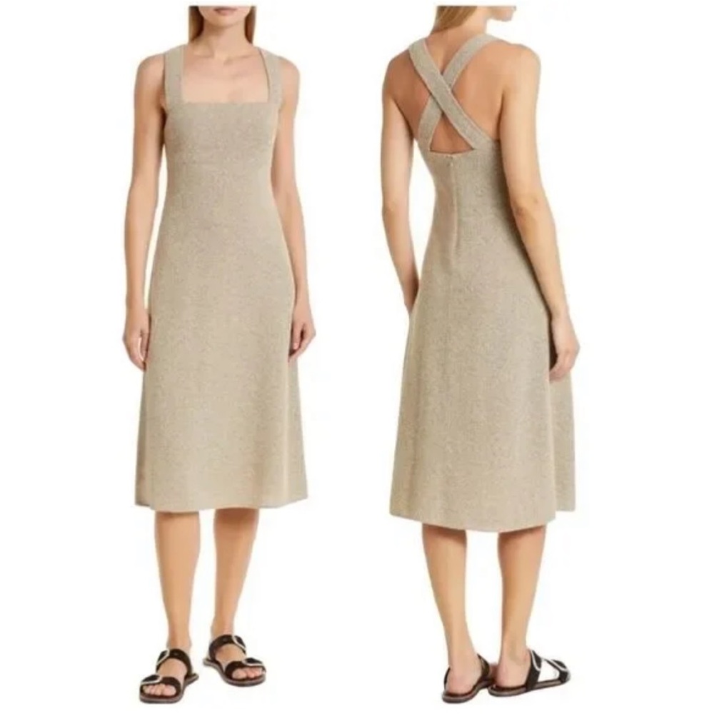 New Theory Tweed Terry Dress 4